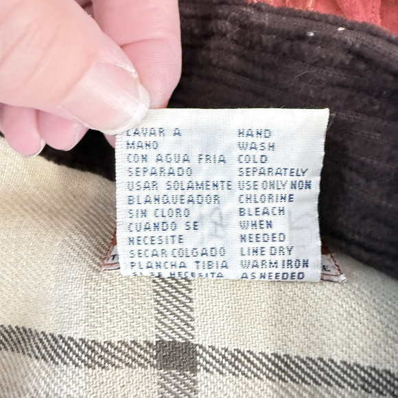 Deadstock Womens At Last Jeanswear Tan Plaid Cropped Pearl‎ Snap Jacket Small - Picture 10 of 10